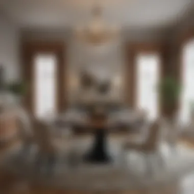Formal Dining Table Layout Formal dining table layout showcasing symmetry and sophistication