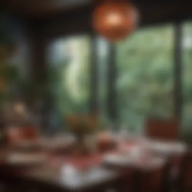 Themed Dining Setup Themed dining setup reflecting seasonal decor and vibrant colors