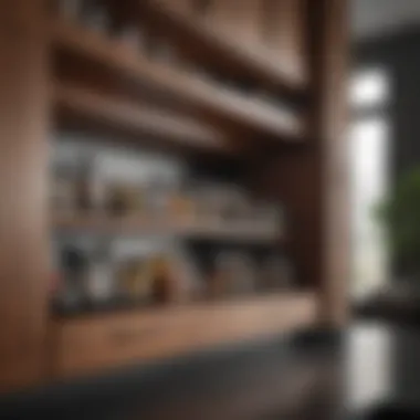 Creative Storage Solutions in Kitchen Cabinets Creative storage solutions within kitchen cabinets for enhanced functionality