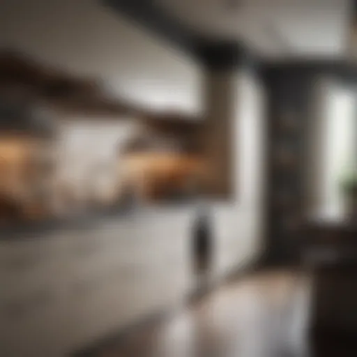 Elegant and organized kitchen cabinetry showcasing a neat space