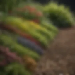 An array of various lawn seed types displayed in natural light