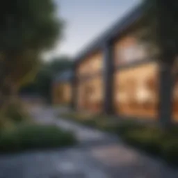 Modern extension house design showcasing innovative architecture