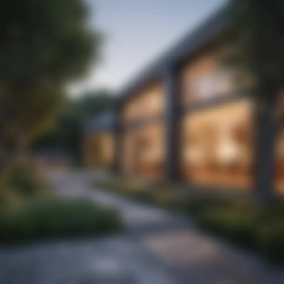 Modern extension house design showcasing innovative architecture