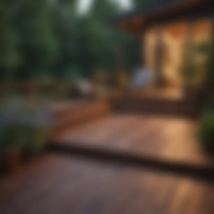 An illustration of different deck designs and styles.