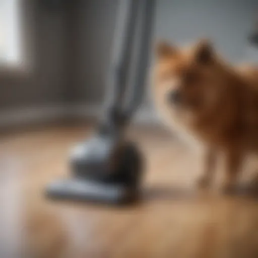 A powerful vacuum cleaner designed for pet hair removal