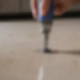 Precision tool for caulk application