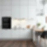 Elegant modern kitchen cabinet design showcasing sleek lines and functionality