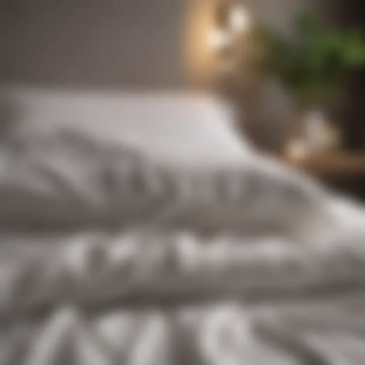 Infographic showing recommended washing frequency for bed sheets