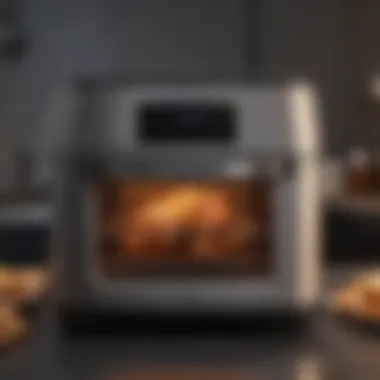 Technical Specifications of Air Fryer Ovens Technical specifications highlighted in an air fryer oven