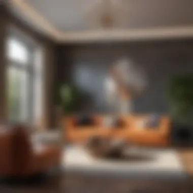 Luxurious Modern Sitting Area Luxurious modern sitting area with stylish couch