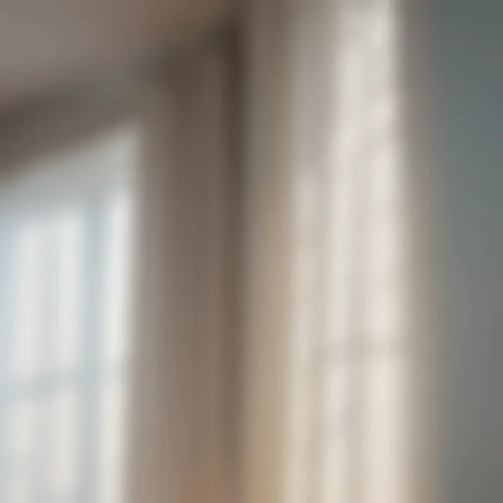 White curtain rods installed in a sunlit room, highlighting their aesthetic contribution.