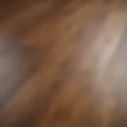 A beautifully finished wood floor showcasing natural grain patterns