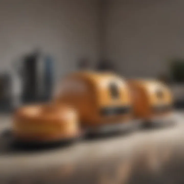 An infographic illustrating the evolution of toasters over the years