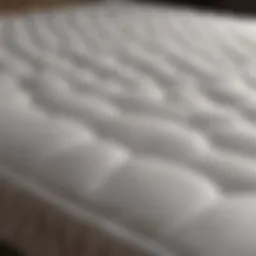 Luxurious mattress pad showcasing plush texture