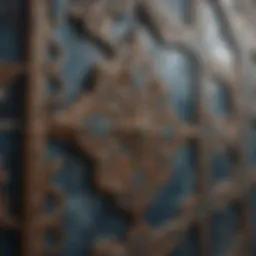 Elegant backsplash design showcasing intricate tile patterns