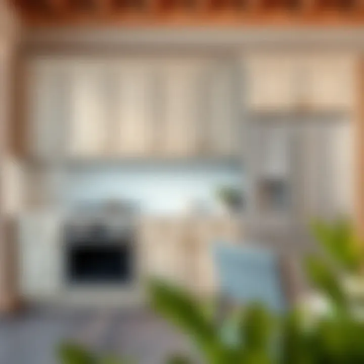 Modern cabinet door styles in various finishes