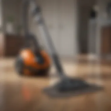 Innovative vacuum cleaner technology demonstrating advanced features