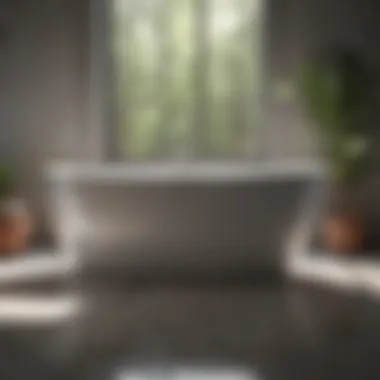 Versatile Fiberglass Bathtub Fiberglass bathtub demonstrating lightweight and versatility