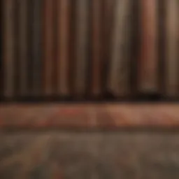 Detailed layout of carpet types and patterns
