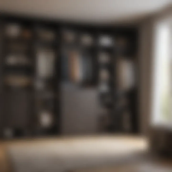 Comparison of various closet types and their dimensions