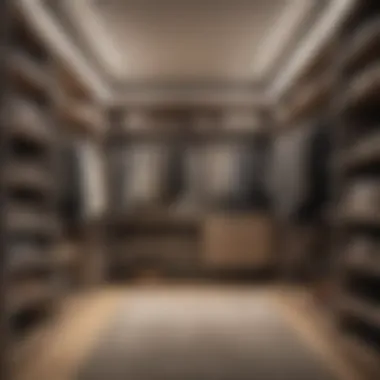 An Insightful Closet Layout Detailed layout of a well-organized closet