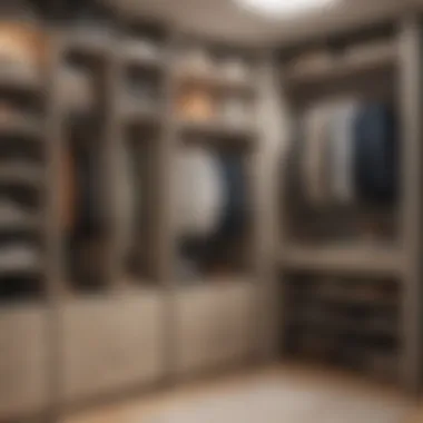 Innovative Storage Solutions for Closets Visual representation of optimal closet storage solutions