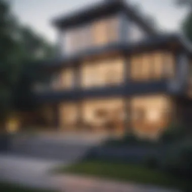 Architectural Beauty of Home Expansion Modern home expansion showcasing architectural design