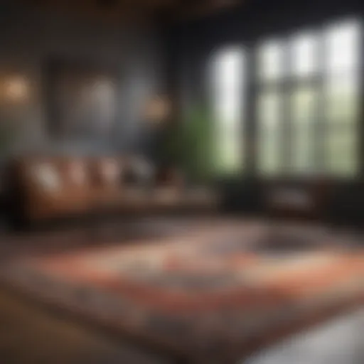 Variety of large area rug dimensions