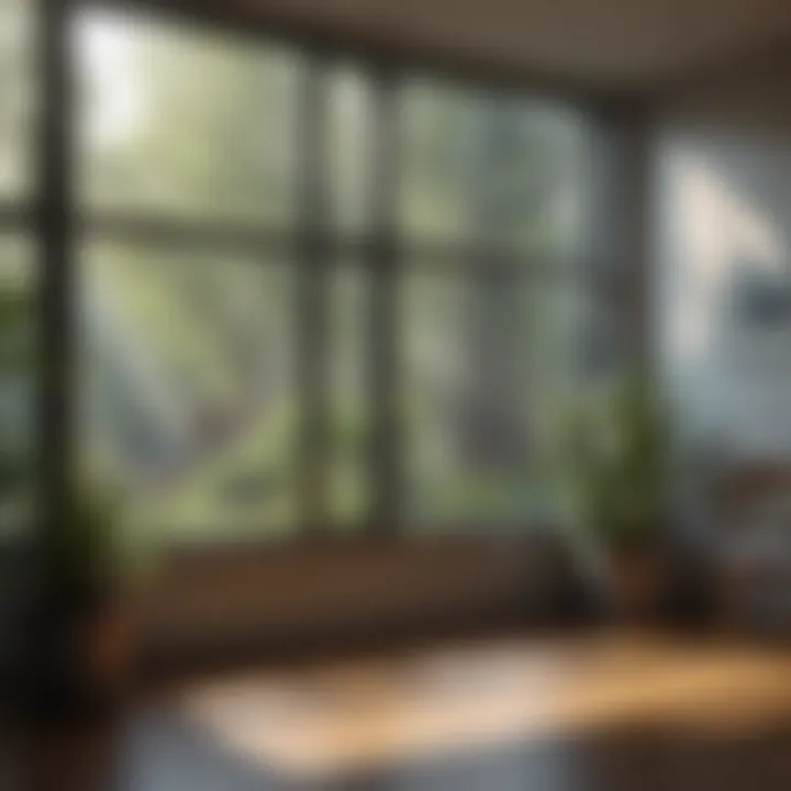 Infographic showcasing indoor air quality improvement tips
