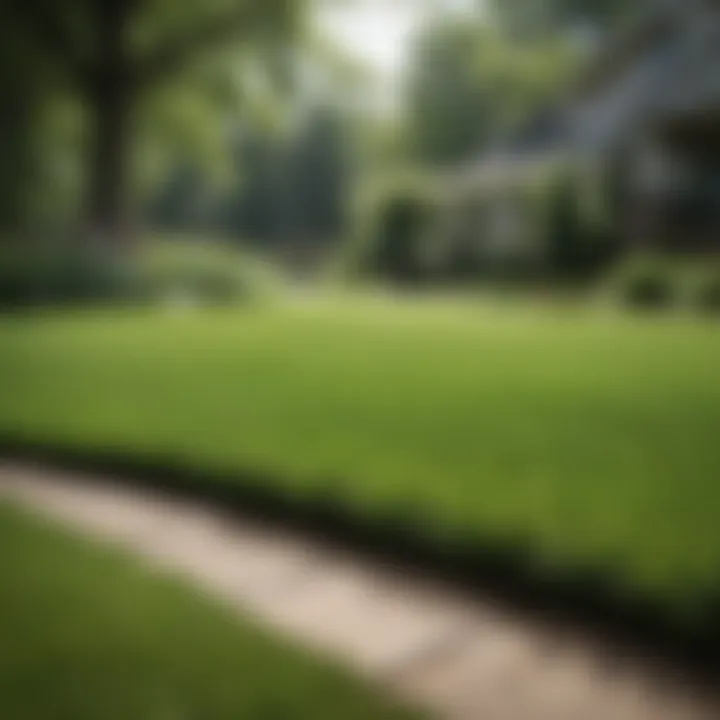 Infographic on lawn care best practices for high traffic areas