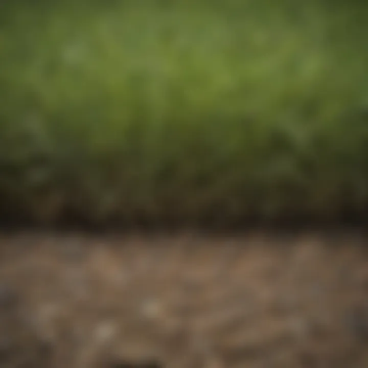 Close-up of Pennington high traffic grass seed mix