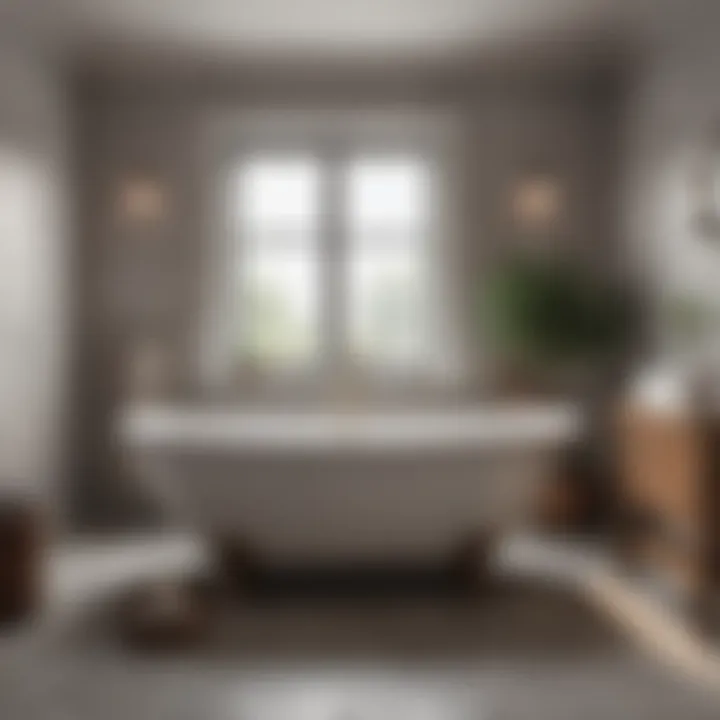 Clean and well-maintained bathtub