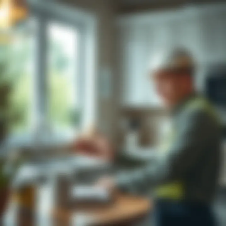 Negotiating Renovation Costs with Contractors Contractor discussing renovation costs