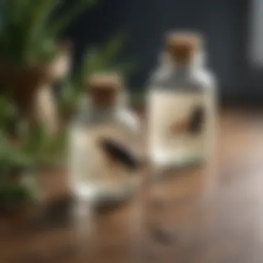 DIY Natural Flea Remedies Natural flea remedy ingredients displayed