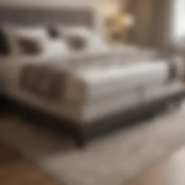 Box Spring vs Platform Bed Comparison of box springs and platform beds side by side