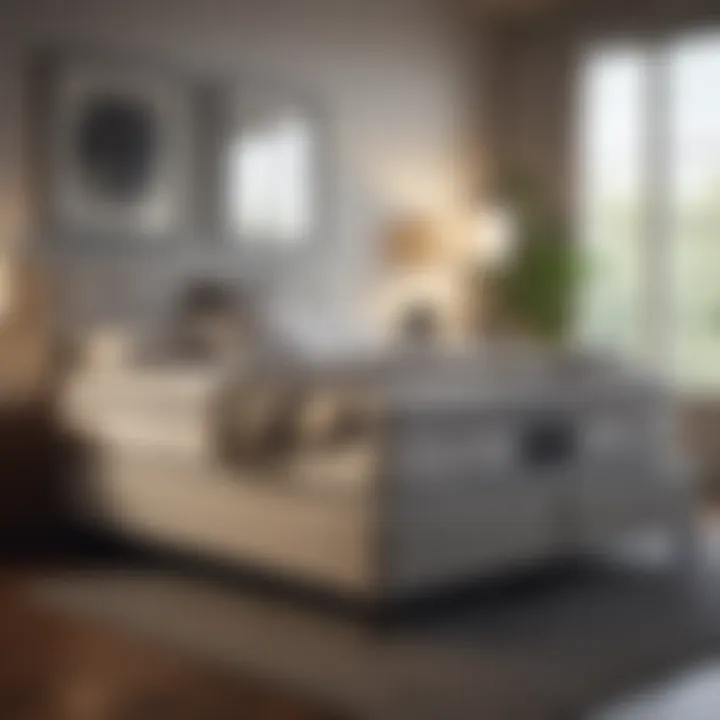 Illustration of mattress compatibility with a platform bed