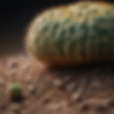 Ideal Soil Composition for Cacti A close-up of soil composition ideal for cactus growth