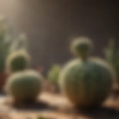 Proper Watering Techniques for Cacti An illustration of proper watering techniques for cacti
