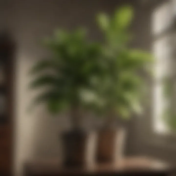 Illustration of a watering schedule tailored for fiddle leaf figs