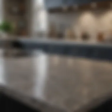 Display of Affordable Countertop Materials Affordable countertop materials display