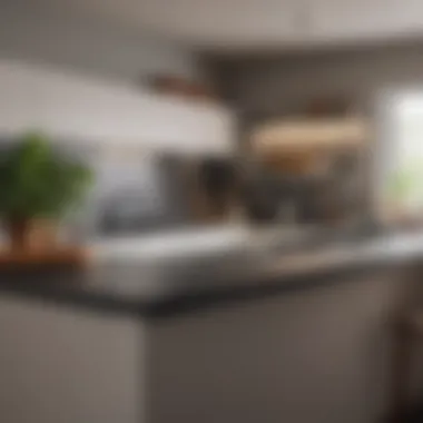 Modern Kitchen with Renovated Countertops Modern kitchen with renovated countertops
