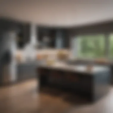 Optimized Space in a Functional Kitchen Layout A functional small kitchen layout optimizing space and functionality