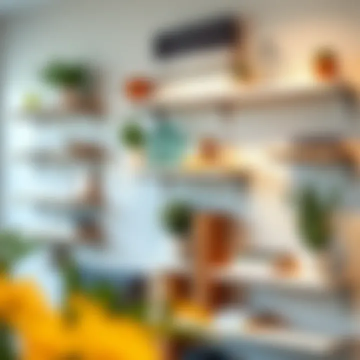 Variety of Materials for Utility Wall Shelves Various types of utility wall shelves in different materials