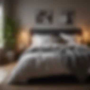 Cozy Bedroom with Quality Bedding A cozy bedroom showcasing quality bedding options
