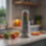 Nutribullet blender showcased in a home kitchen setting