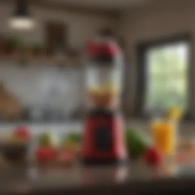 Versatility of the Zulay Portable Blender with Ingredients Variety of ingredients blended smoothly, highlighting versatility